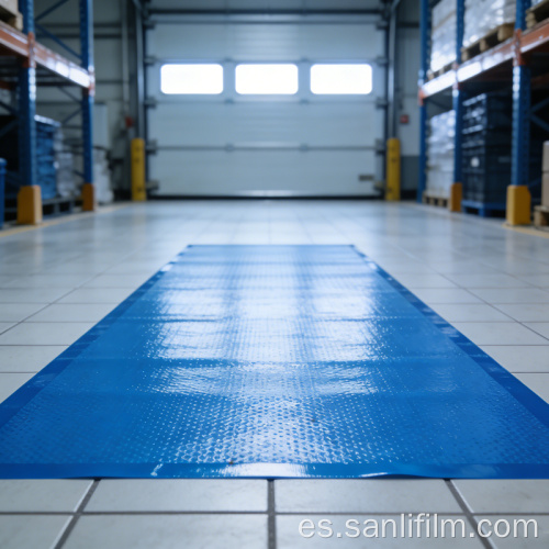 Alfombra adhesiva para áreas de recepción de almacén